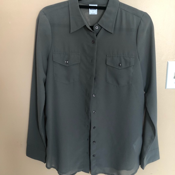 Vera Moda sheer dress shirt - Picture 2 of 3